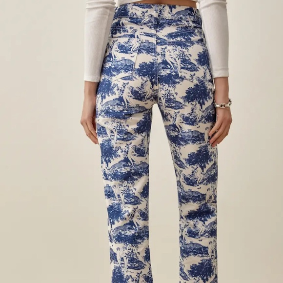 Reformation Pastoral High Rise Straight Jeans NWT Sz 27 - Picture 4 of 9